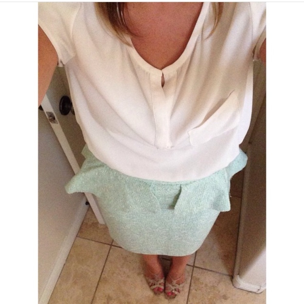 Zara Peplum Skirt - Picture 3 of 7